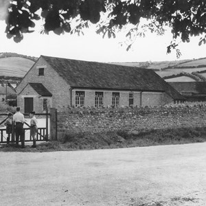 Village hall before extension.