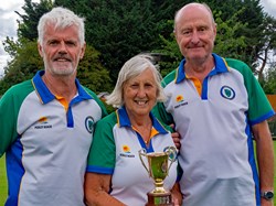 Club Triples Winners: Alan Clark, Sue Williams, Peter Vanduesburg