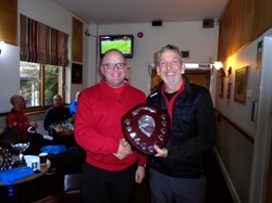 Trevor S took Nigel all the way to the 18th in the Matchplay final.  But Nigel managed to secure victory on the 18th green.