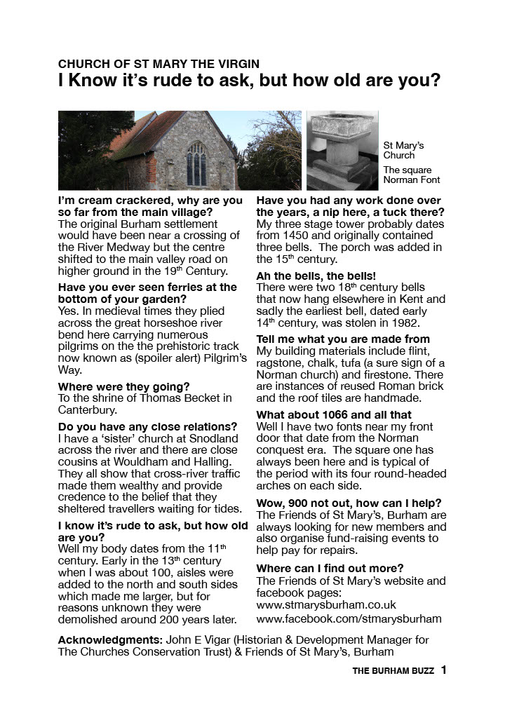 A cheeky look at the church's history . . . .