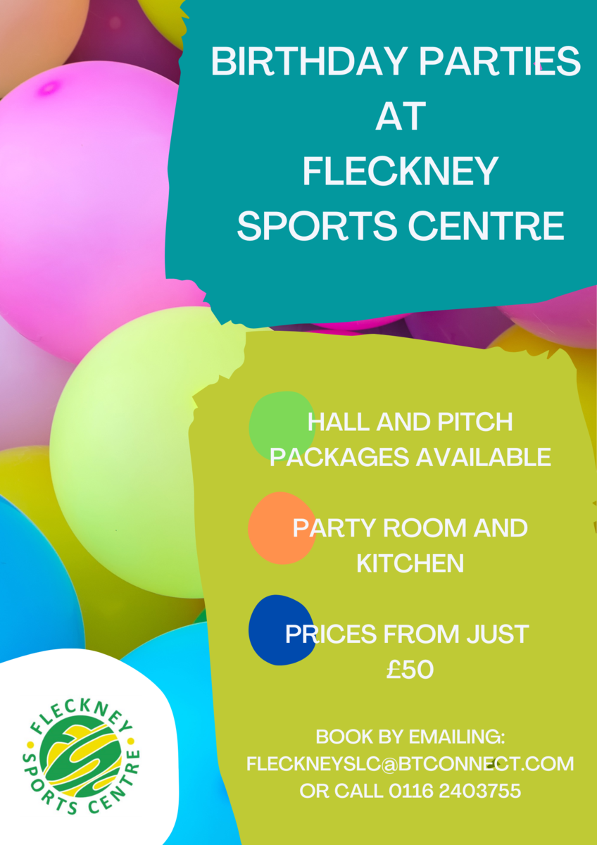 Fleckney Sports Centre Party Hire