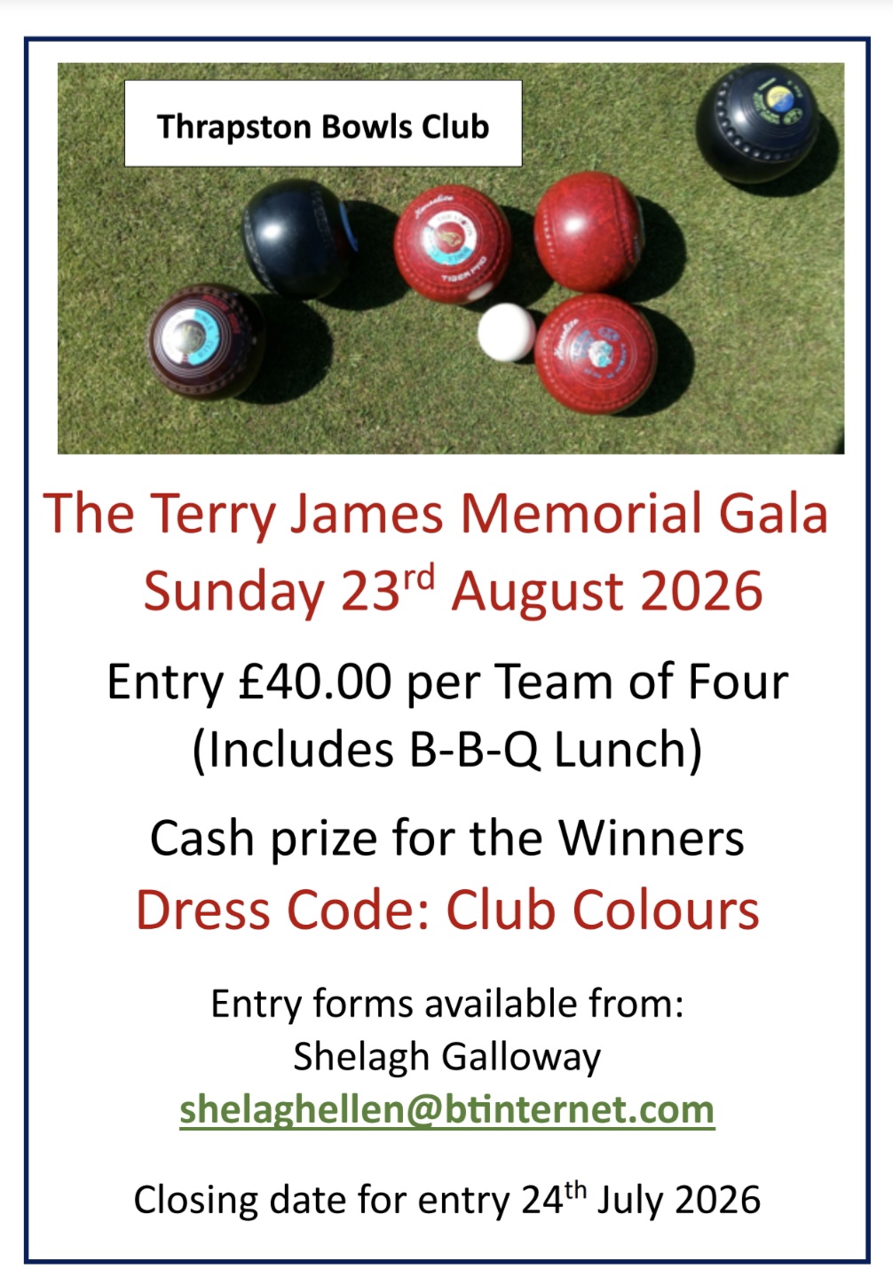 Thrapston Bowls Club Home