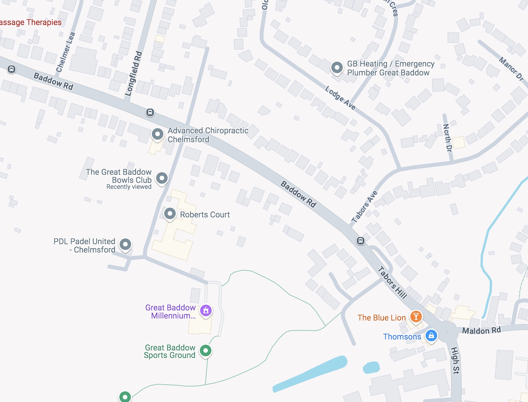 Click on Map for Google Maps