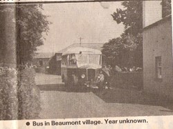 Year unknown bus in Beaumont
