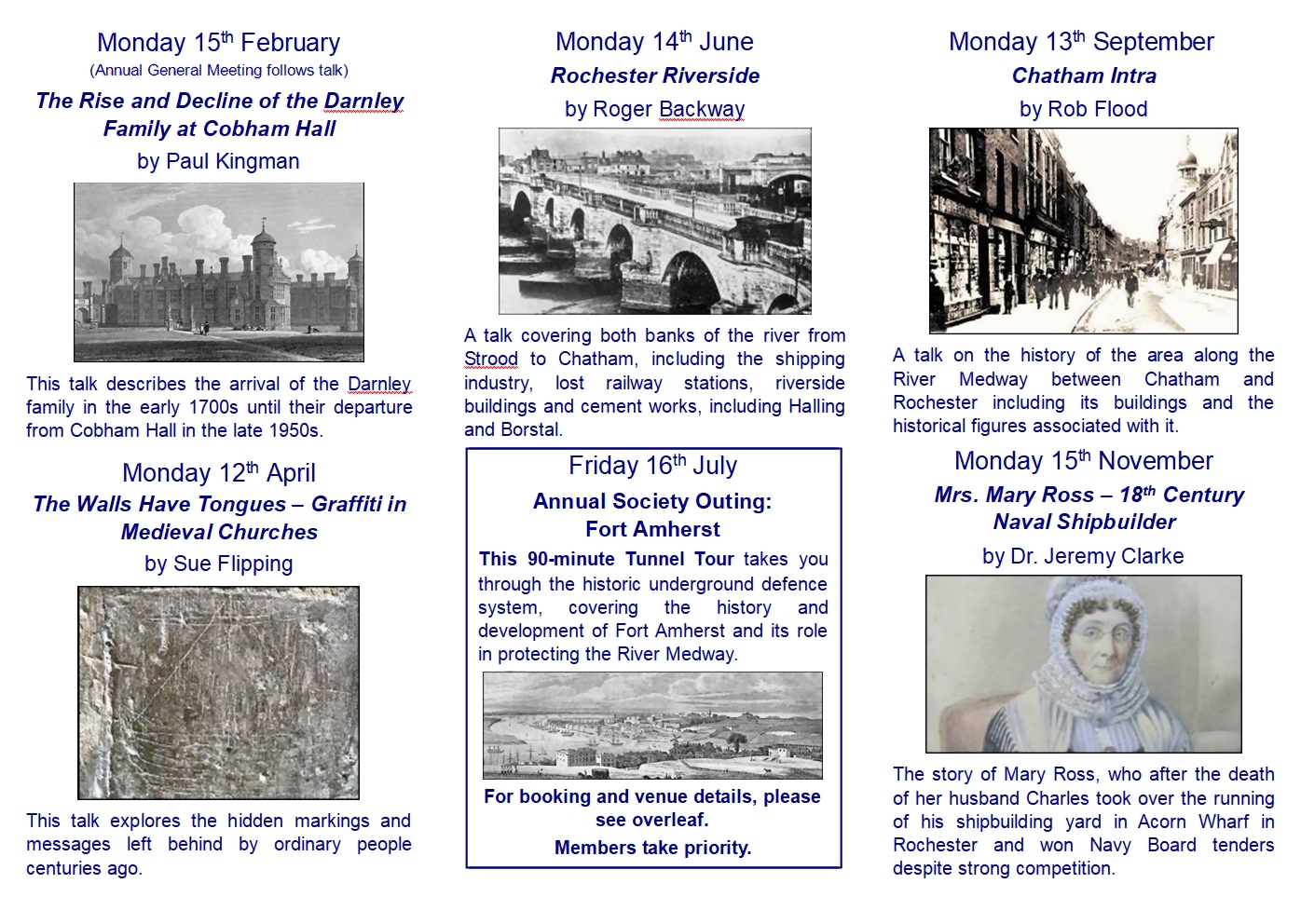 Halling Historical Society 2027 Programme
