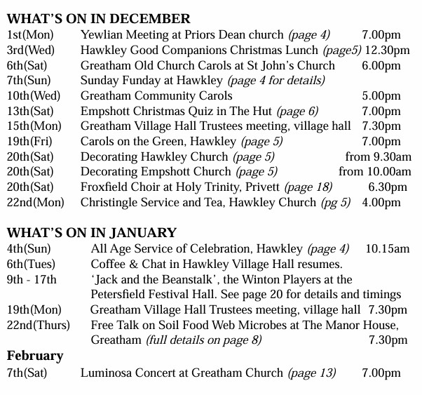 Hawkley Parish Village Magazine
