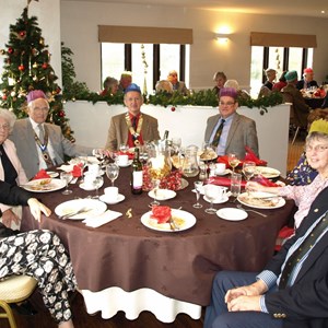 Christmas Lunch Table