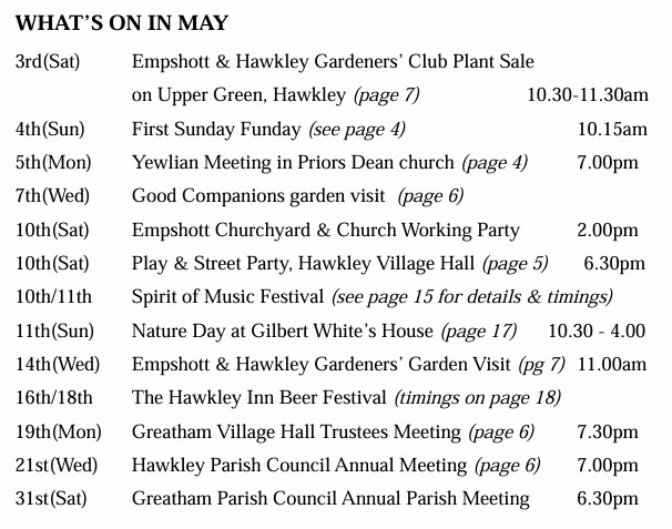 Hawkley Parish Village Magazine