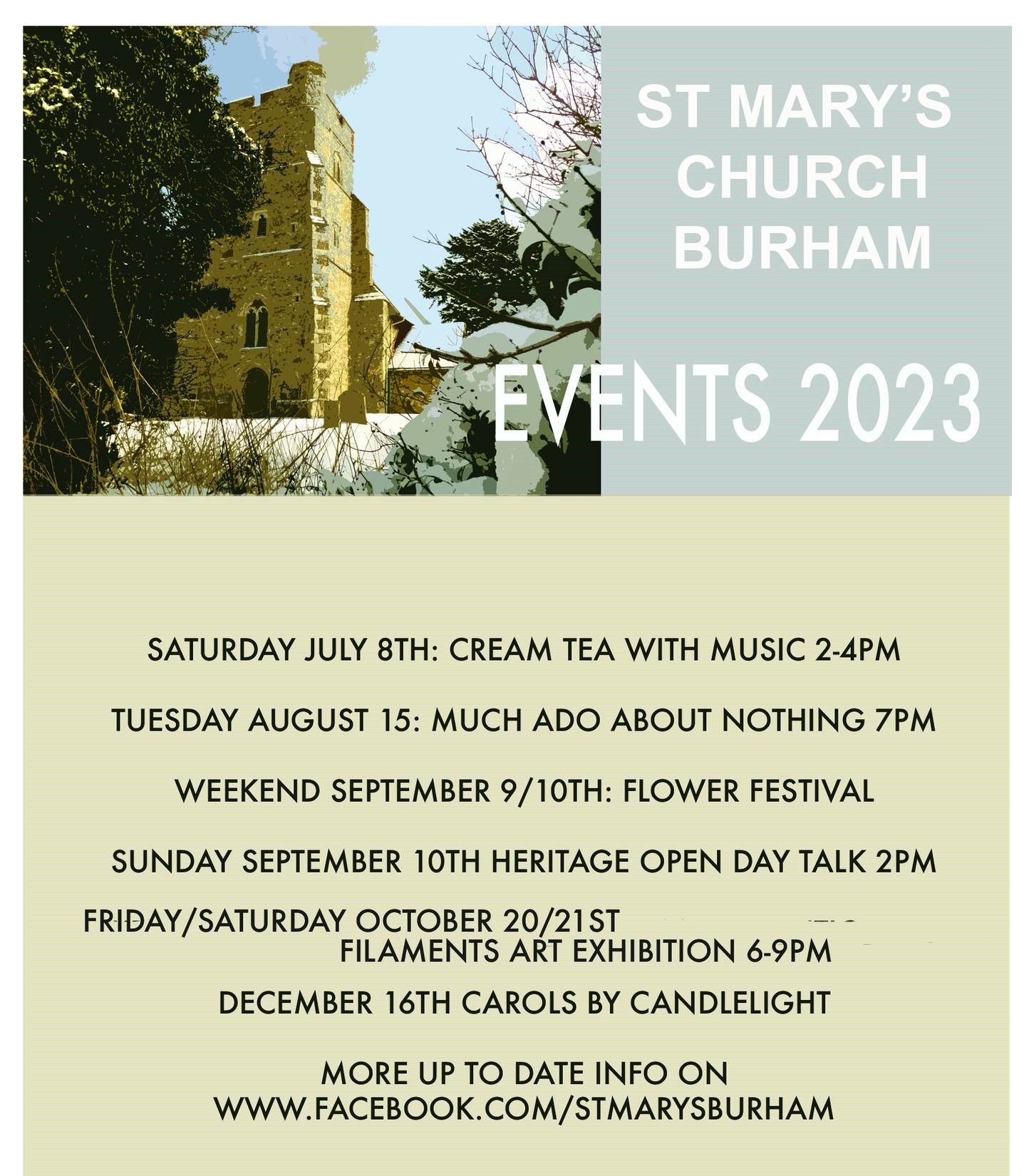 Friends of St Mary's Church, Burham Previous events . . . .