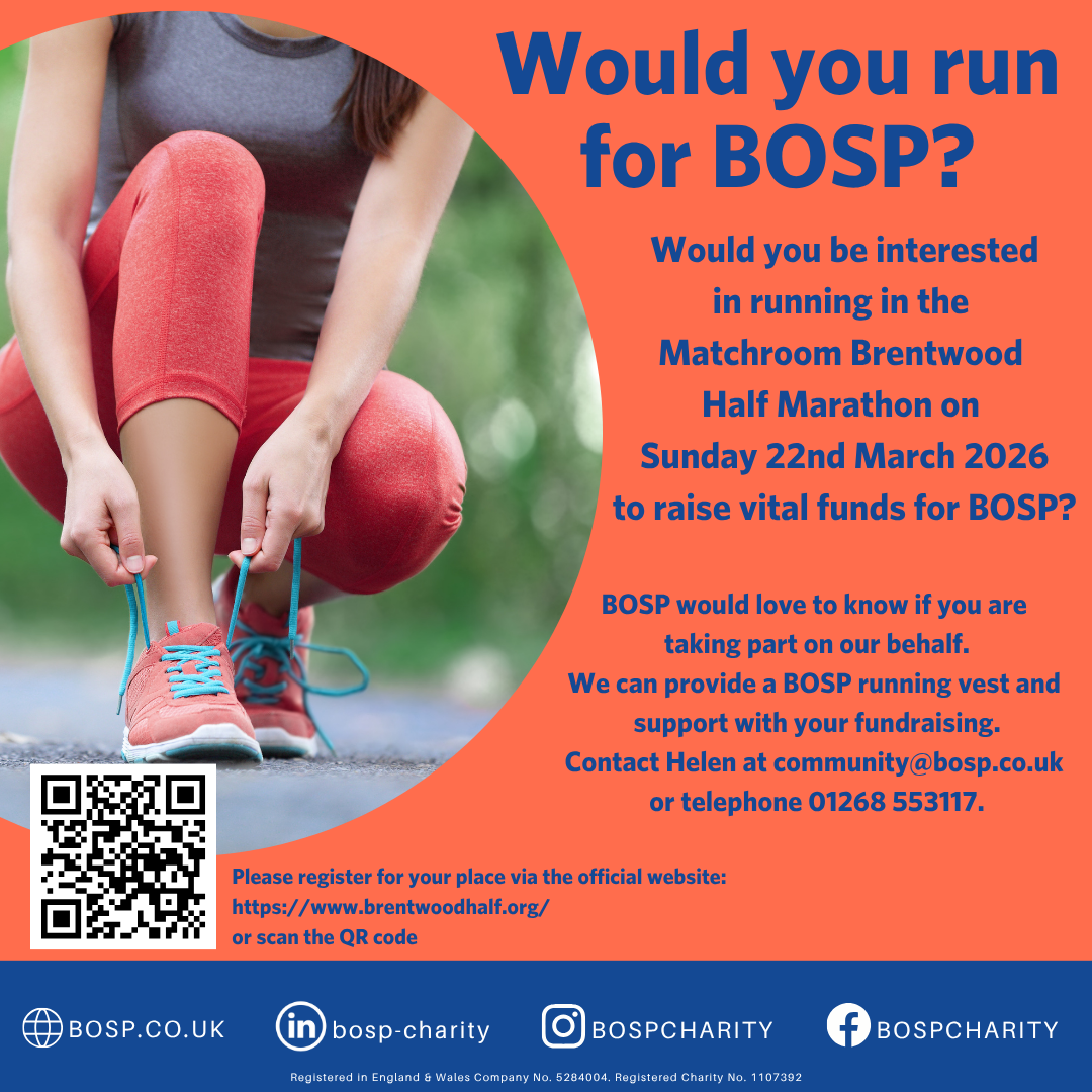 BOSP Brighter Opportunities for Special People  Matchroom Brentwood Half Marathon 2026