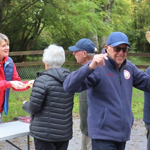 Barry Ede with his wooden spoon