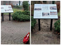 The information board at Forge Green