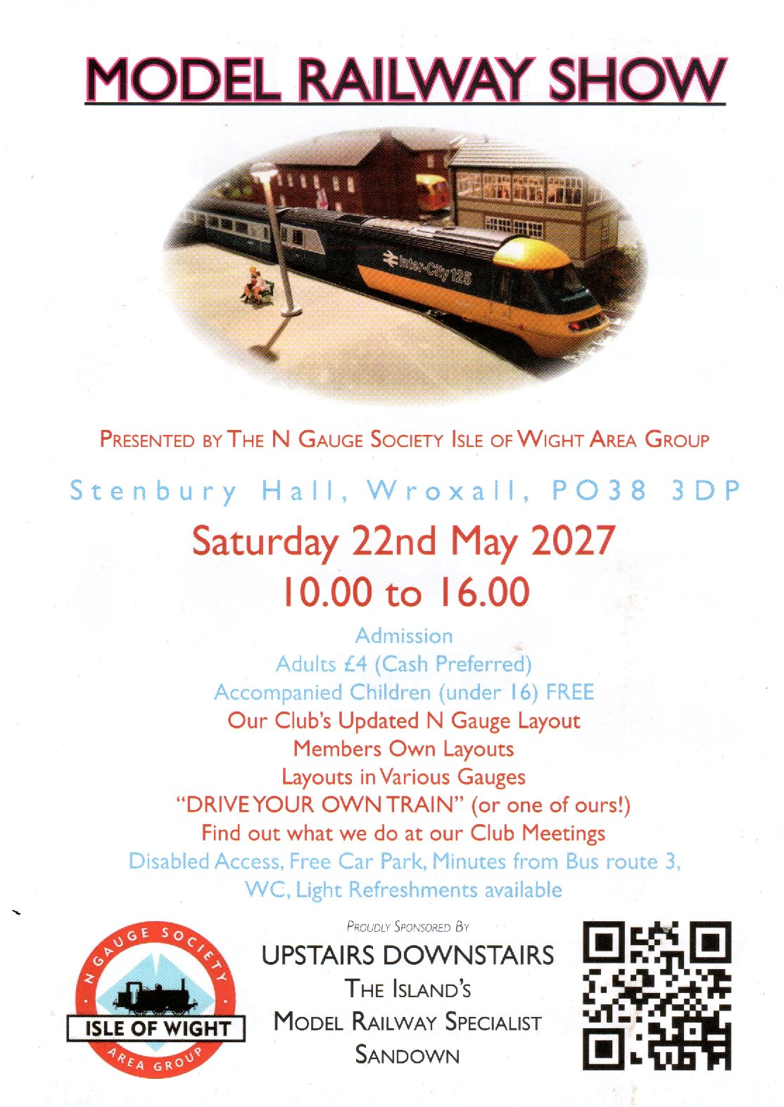 N Gauge Society - IoW Area Group Coming Events