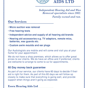 Essex Hearing Aids Ltd