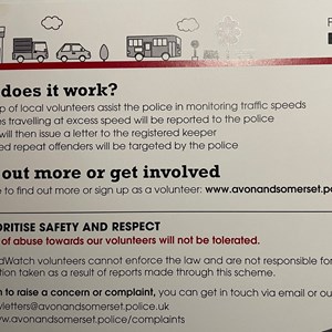 Buckland Dinham Community Speedwatch