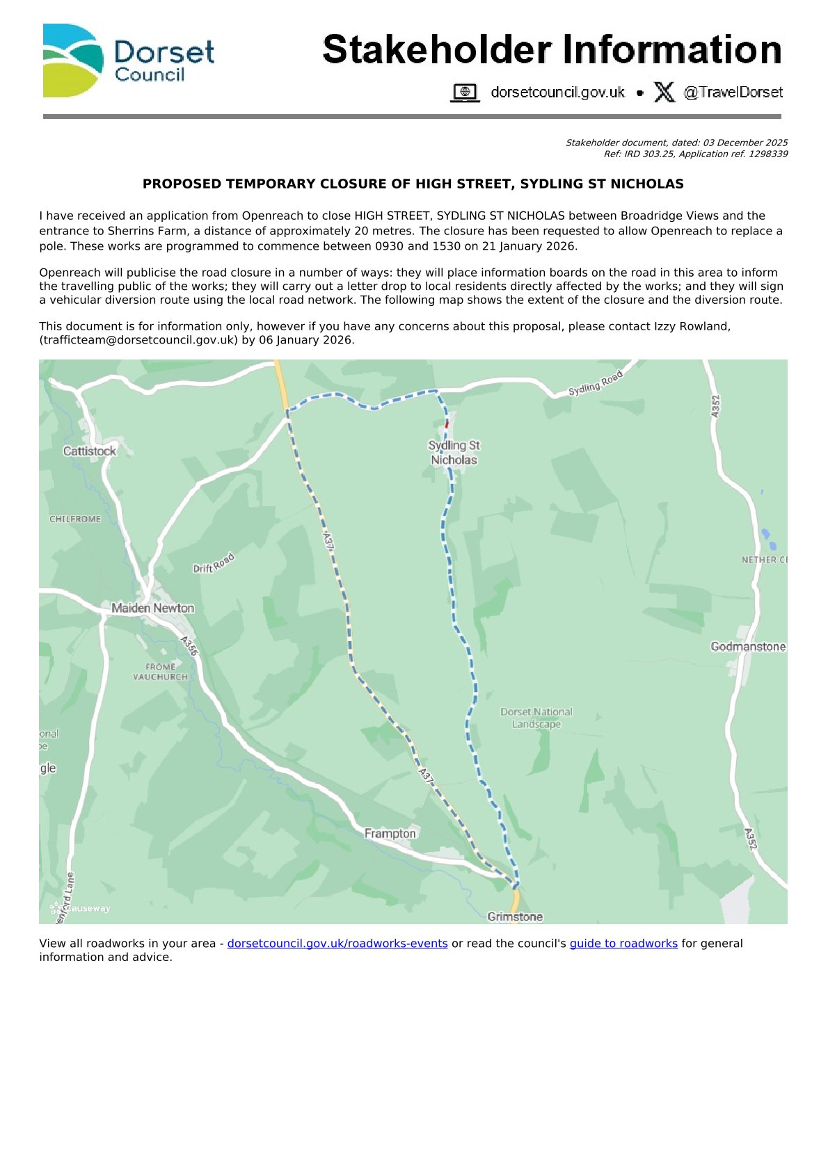Sydling St Nicholas Parish Council Home