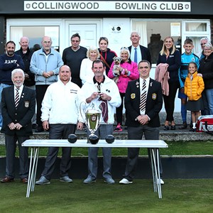 Collingwood Bowls Club Bob Miller Trophy Champion 2018