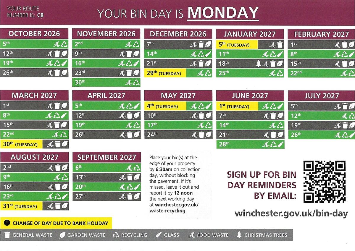 Warnford Village Refuse Collection & Recycling