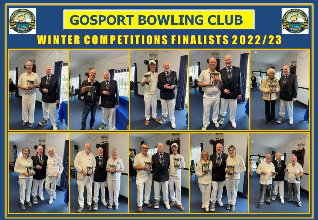 GOSPORT BOWLING CLUB Notice Board