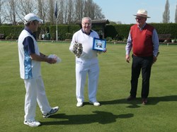 Presentation to Kevan Lee in recognition of 50 years membership.