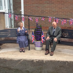 Whixall Social Centre Commemorative Bench Unveiling 29 May 22