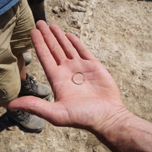 Absolute miracle that this ring came to whole considering the mattocking!