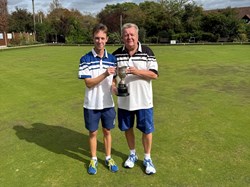 Mens Pairs winners Gary & Will