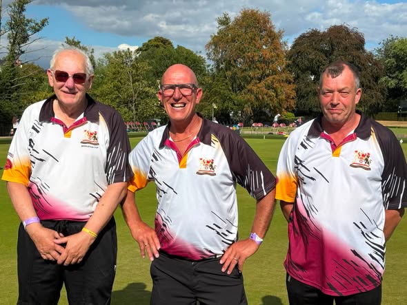 22nd August 2026. A great win for the Thrapston triples team at Leamington beating Lincolnshire in the morning and Leicestershire in the afternoon. Unfortunately the team didnt quite progress in the following round.