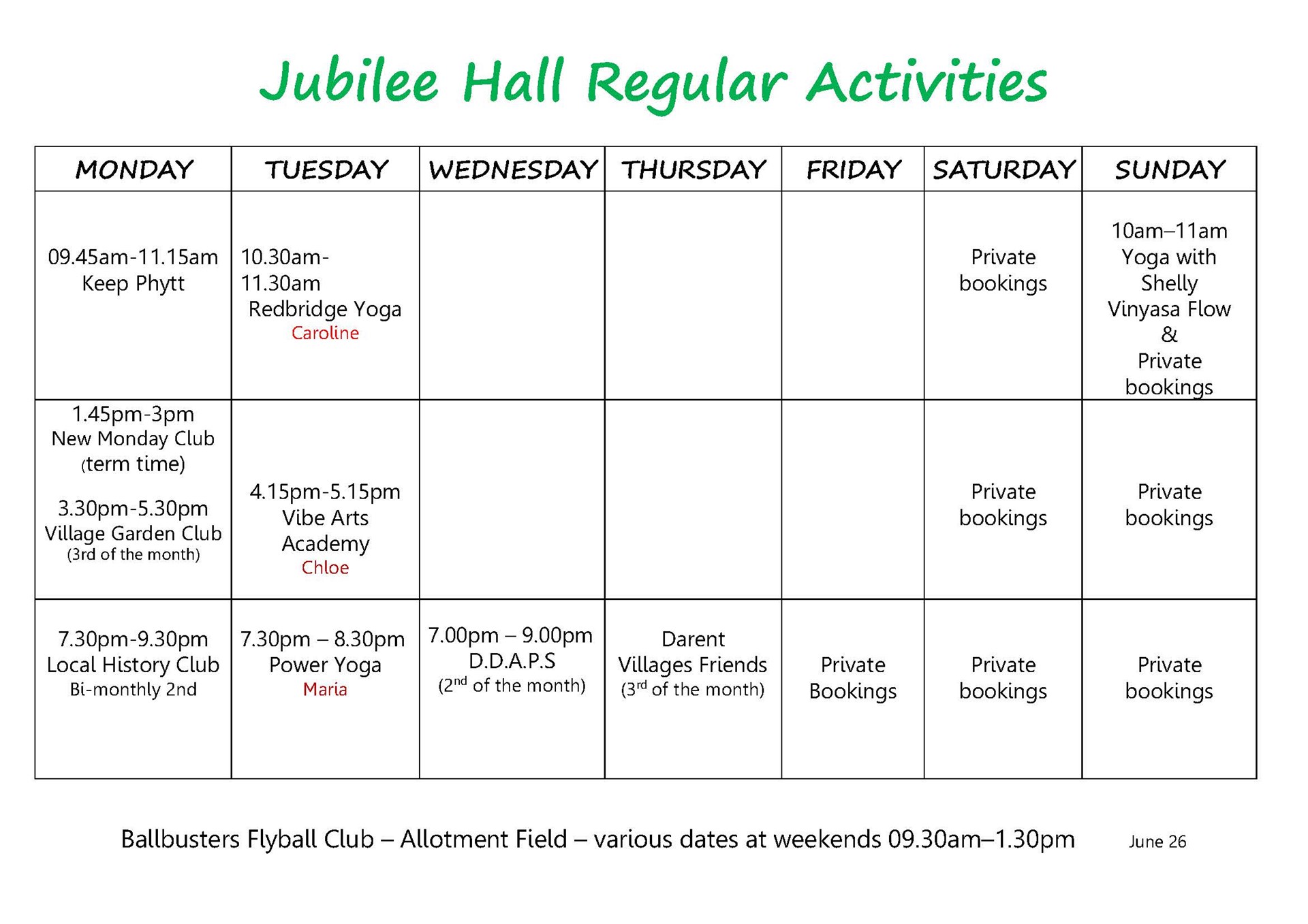 Horton Kirby & South Darenth Parish Council Jubilee Hall