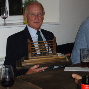 Gatehangers' dinner 2014; Richartd Bates wins the gate