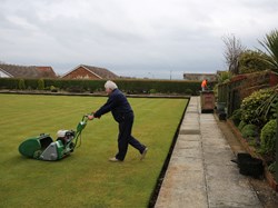 The Green-keeper's in action