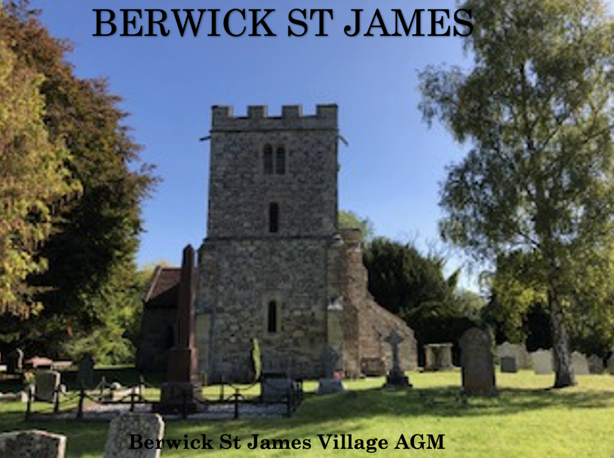 Berwick St James Parish Parish AGM - 5 May '22