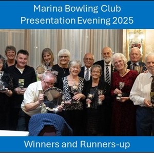 Marina Bowling Club Dawlish Presentation Evening 2025