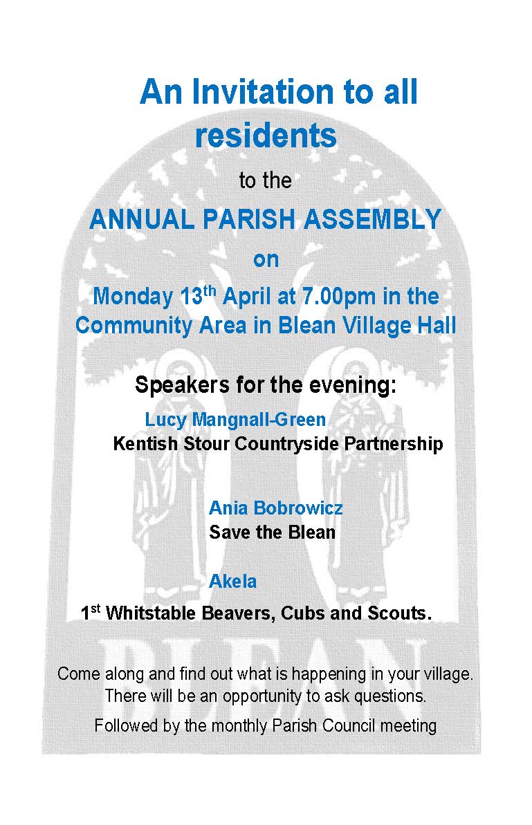 Blean Parish Council Home