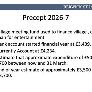 Berwick St James Parish Slides