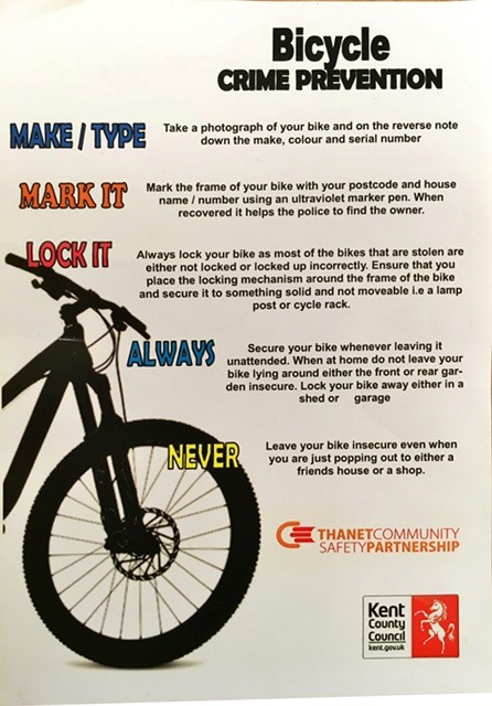 Acol Parish Council Bicycle Crime Prevention