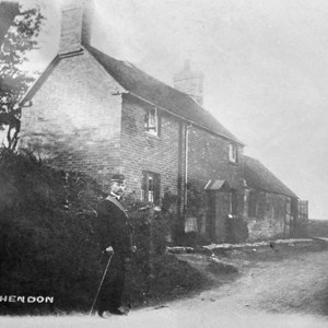 Blacksmith's with a postman