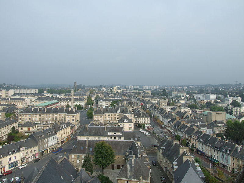 St Lo view east from Notre Dame Church