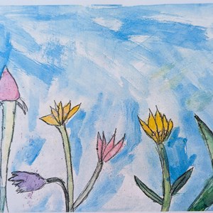 Painting by Phoebe
