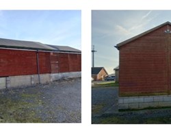 Ibstock Bowls Club Recladding the clubhouse