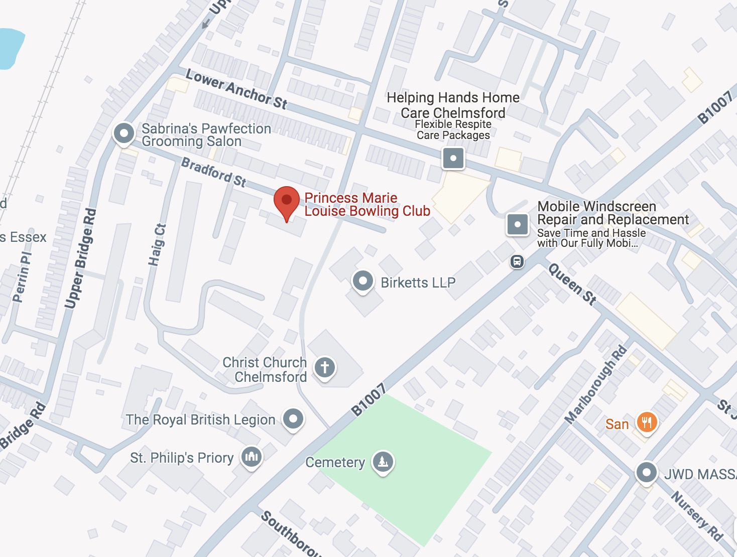 Click on map for Google Maps