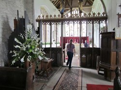 Rood screen at St Giles