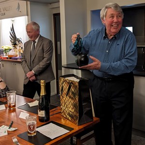 Presentation Evening, David wonders "what on earth?"