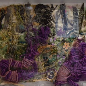 Hedgerow, textile by Jen Woodman