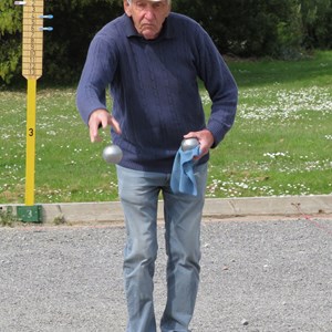 Rodney in action.