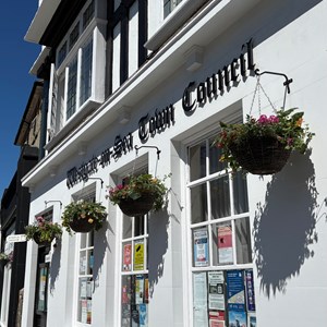Baskets at the Town Council offices