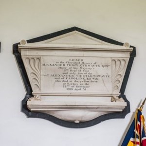 Alexander Thistlethwaite memorial 1820