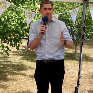 Luke Murphy, MP, opens Show
