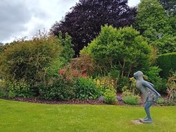 One of many garden statues