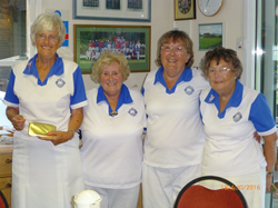 The Winning team - June Ratcliffe, Kath Purdy, Daphne McDonald & Kath Tilley
